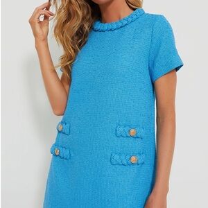 NWT Tuckernuck Blue Tweed dress